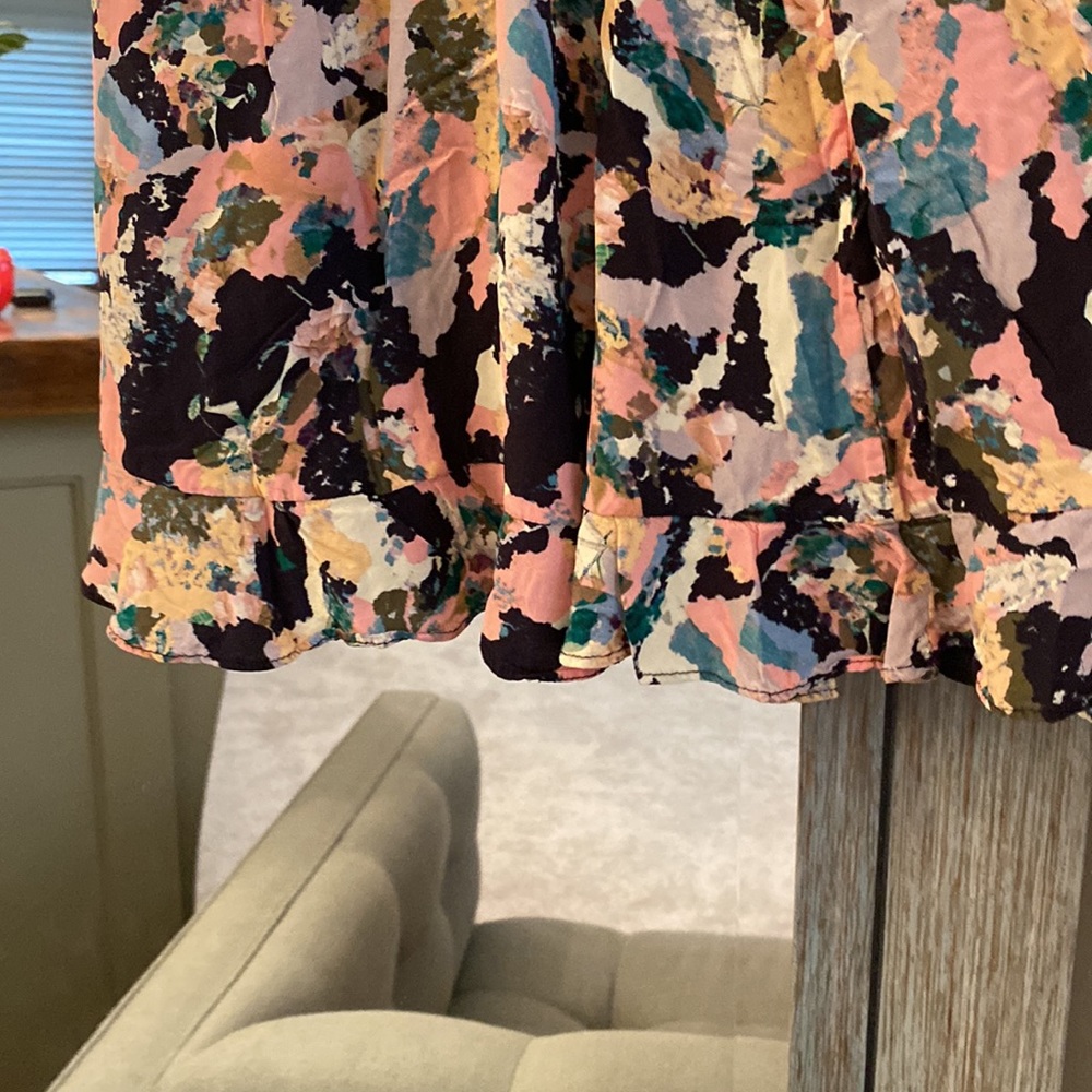 IRO Paris, 40, “bloomy” wrap dress, beautiful floral pattern!Needs small repair - Picture 12 of 12